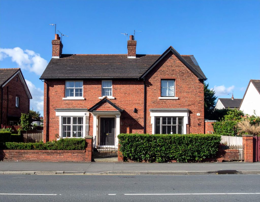 House being marketed by estate agent in 2025