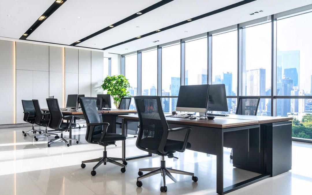 A medium-sized office space representing digital marketing for offices